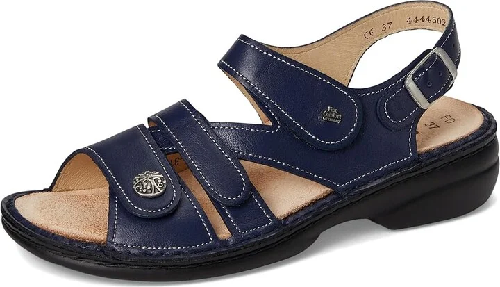 Finn Comfort Gomera-S Women's Sandals Blue Yika : EU 37 (US Women's 6.5-7) Medium, Leather - Image 5