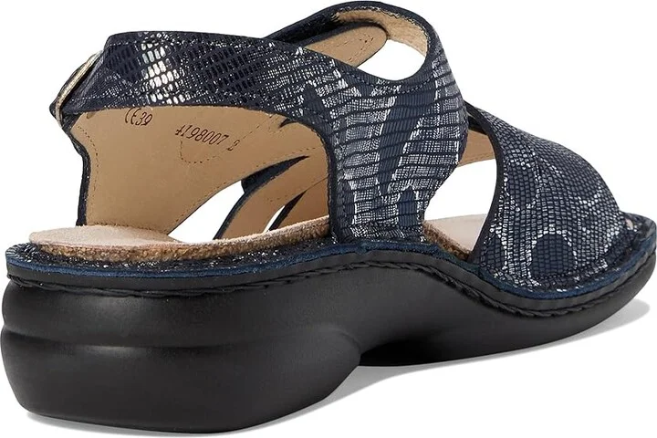 Finn Comfort Gomera-S Women's Sandals Marine Teyus : EU 38 (US Women's 7.5-8) Medium, Leather - Image 4