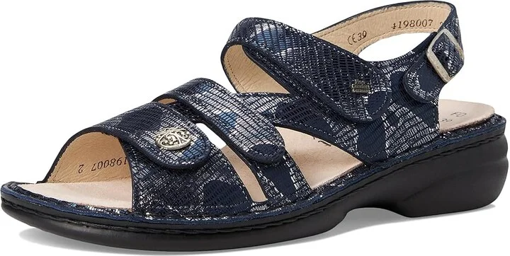 Finn Comfort Gomera-S Women's Sandals Marine Teyus : EU 38 (US Women's 7.5-8) Medium, Leather - Image 5