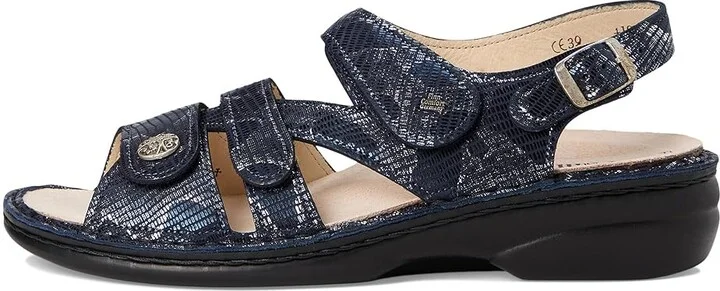 Finn Comfort Gomera-S Women's Sandals Marine Teyus : EU 38 (US Women's 7.5-8) Medium, Leather - Image 6