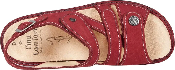 Finn Comfort Gomera-S Women's Sandals Opera Nubuck : EU 42 (US Women's 11.5-12) Medium, Leather - Image 2