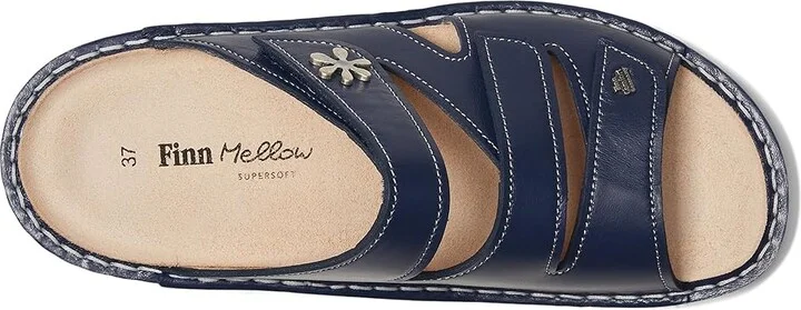 Finn Comfort Granada Women's Sandals Blue Yuka : EU 37 (US Women's 6.5-7) Medium, Leather - Image 2