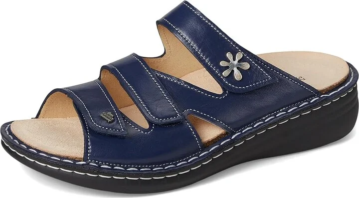 Finn Comfort Granada Women's Sandals Blue Yuka : EU 37 (US Women's 6.5-7) Medium, Leather - Image 5