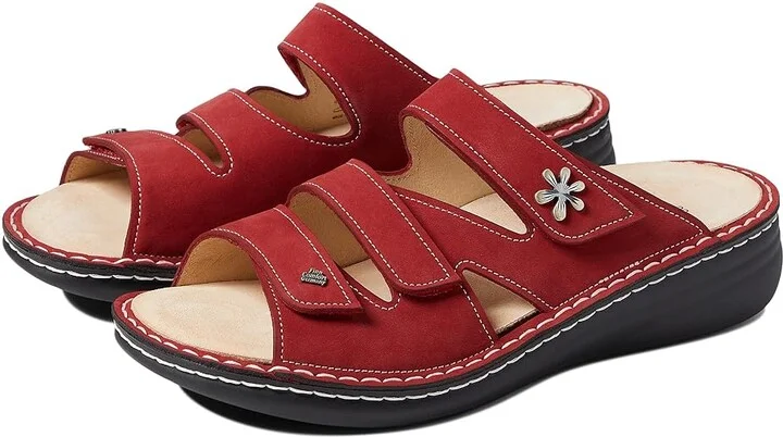 Finn Comfort Grenada Women's Shoes Chili Nubuck : EU 42 (US Women's 11.5-12) Medium, Synthetic