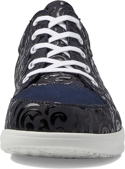 Finn Comfort Ikebukuro Women's Lace up casual Shoes Blue/Atlantic Arabesque/Patagonia : UK 4 (US Women's 6.5) Medium, Leather/Suede - Image 5