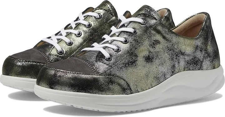 Finn Comfort Ikebukuro Women's Lace up casual Shoes Moh/Rocky Tempesta/Nubuk : UK 7 (US Women's 9) Medium, Leather/Suede