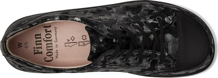 Finn Comfort Ikebukuro Women's Lace up casual Shoes Nero/Schwarz Diva/Nuri : UK 3.5 (US Women's 6) Medium, Leather/Suede - Image 2