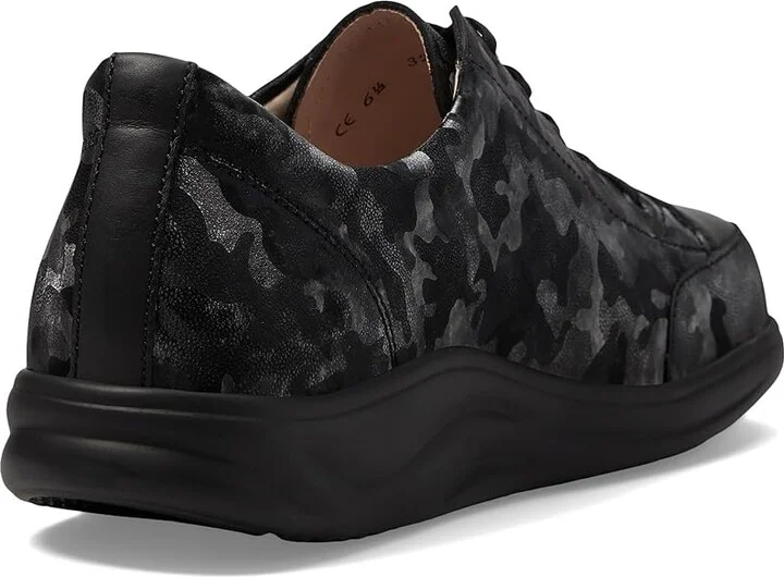 Finn Comfort Ikebukuro Women's Lace up casual Shoes Nero/Schwarz Diva/Nuri : UK 3.5 (US Women's 6) Medium, Leather/Suede - Image 4