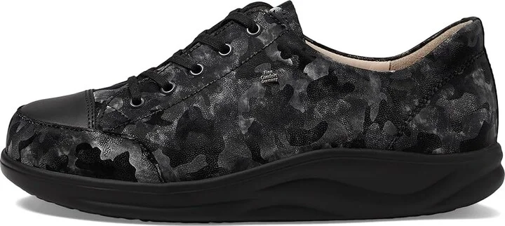 Finn Comfort Ikebukuro Women's Lace up casual Shoes Nero/Schwarz Diva/Nuri : UK 3.5 (US Women's 6) Medium, Leather/Suede - Image 6
