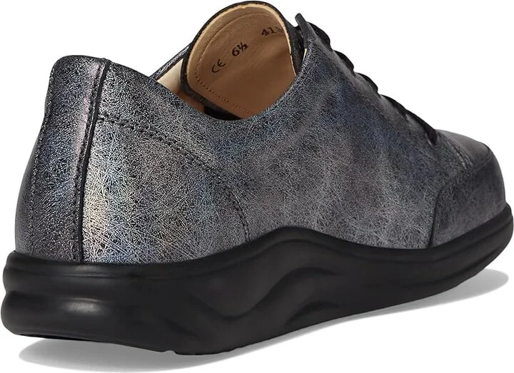 Finn Comfort Ikebukuro Women's Lace up casual Shoes Platin Maglia : UK 7.5 (US Women's 10) Medium, Leather/Suede - Image 4