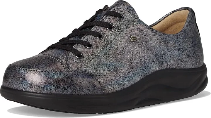 Finn Comfort Ikebukuro Women's Lace up casual Shoes Platin Maglia : UK 7.5 (US Women's 10) Medium, Leather/Suede - Image 5