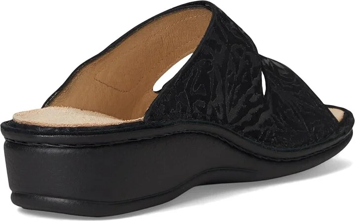 Finn Comfort Jamaika-S Women's Slide Shoes Black Delizia : EU 37 (US Women's 6.5-7) Medium, Leather - Image 4