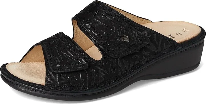 Finn Comfort Jamaika-S Women's Slide Shoes Black Delizia : EU 37 (US Women's 6.5-7) Medium, Leather - Image 5