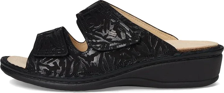 Finn Comfort Jamaika-S Women's Slide Shoes Black Delizia : EU 37 (US Women's 6.5-7) Medium, Leather - Image 6