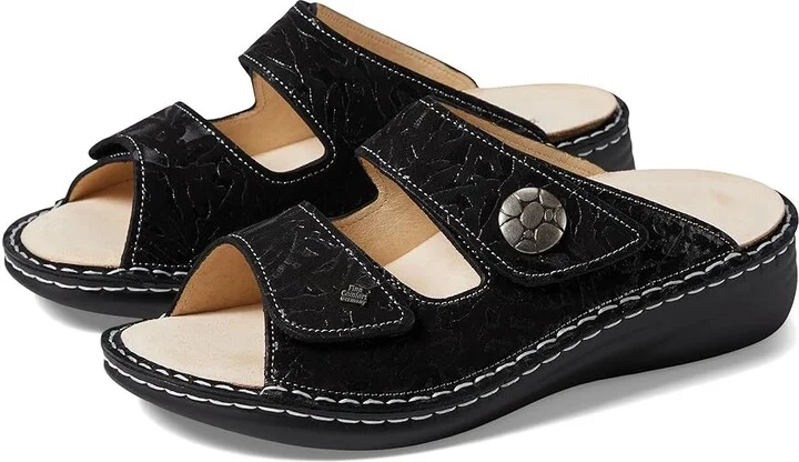Finn Comfort Moorea Women's Shoes Black Delizia : EU 40 (US Women's 9.5-10) Medium, Leather