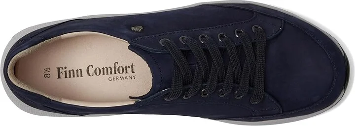 Finn Comfort Nottingham Men's Shoes Indigo Nabuk : UK 7 (US Men's 7.5) Medium, Leather - Image 2