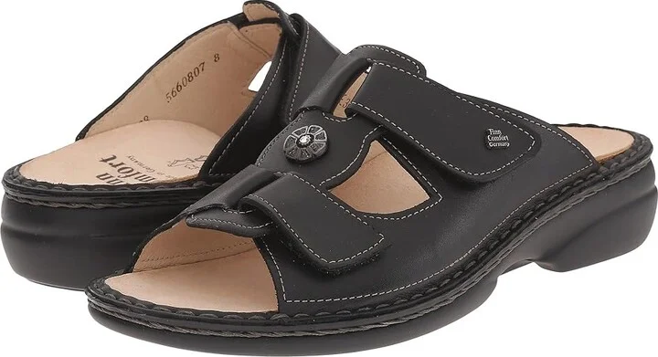 Finn Comfort Pattaya - 2558 Women's Sandals Black : EU 36 (US Women's 5.5-6) Medium, Leather