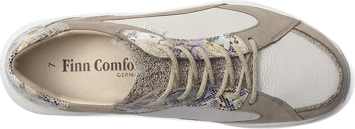 Finn Comfort Piccadilly Women's Shoes Gravel/Beige/Multi/Oro Nubuk/Hillcrest/Jungle/Nero : UK 4 (US Women's 6.5) Medium, Leather - Image 2