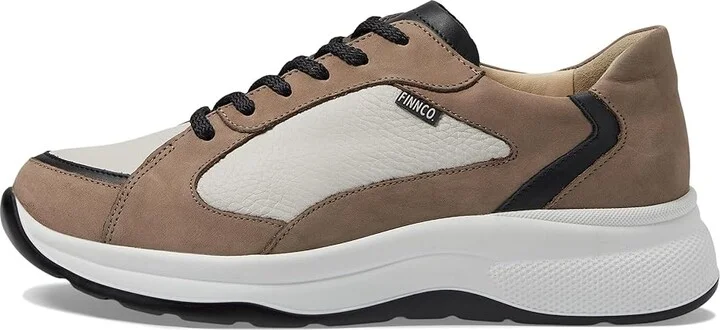 Finn Comfort Piccadilly Women's Shoes Gravel/Schwarz/Beige Nubuk/Nuri/Hillcrest : UK 4 (US Women's 6.5) Medium, Leather - Image 6