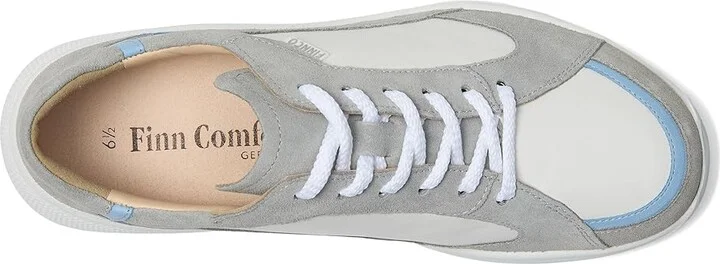 Finn Comfort Piccadilly Women's Shoes Mineral/Blue/White : UK 4.5 (US Women's 7) Medium, Leather - Image 2
