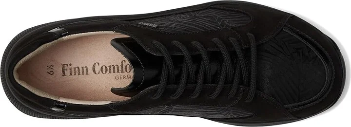Finn Comfort Piccadilly Women's Shoes Schwarz/Nero Nubuk/Knautschlack/Crumble : UK 4.5 (US Women's 7) Medium, Leather - Image 2