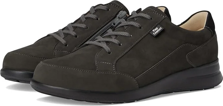 Finn Comfort Prato Women's Shoes Rov/Black Nubuk : UK 7.5 (US Women's 10) Medium, Leather