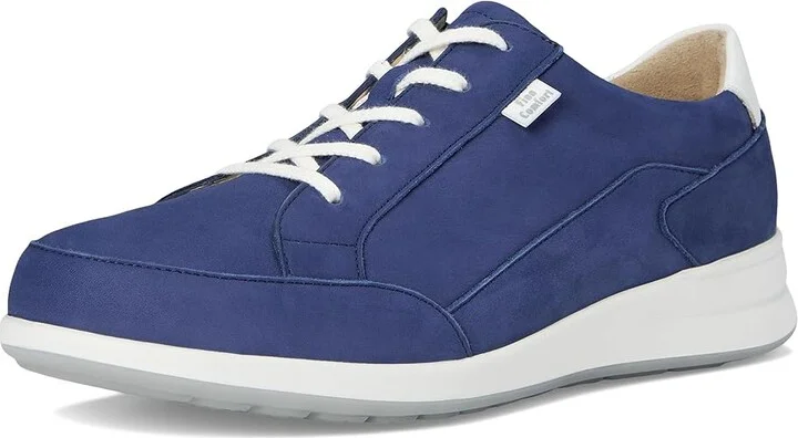 Finn Comfort Prato Women's Shoes Royal/White : UK 7.5 (US Women's 10) Medium, Leather - Image 5