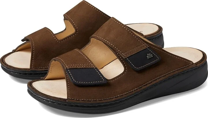 Finn Comfort Psara Men's Sandals Chest/Black Oilbuck/Buggy : EU 42 (US Men's 8-8.5) Medium, Synthetic