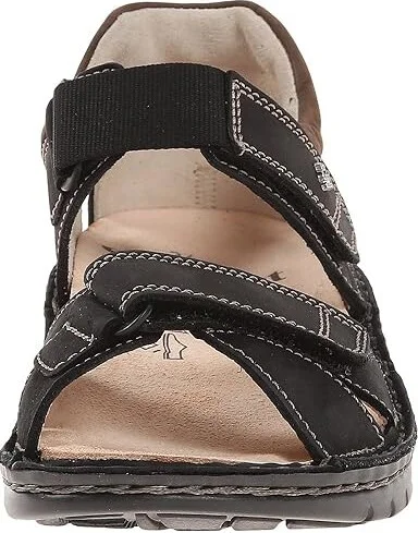 Finn Comfort Samara - 1560 Sandals Black/Havana Leather : EU 36 (US Women's 5-5.5) Medium - Image 6
