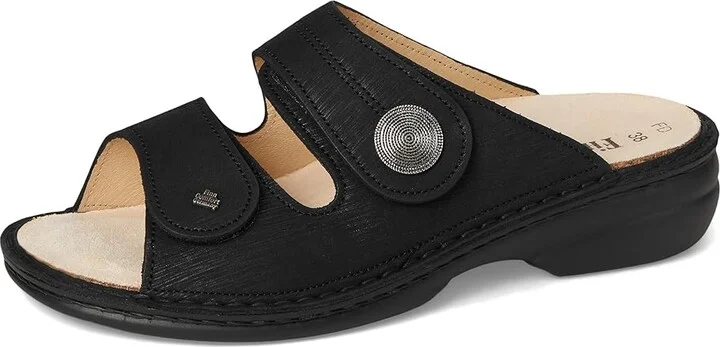 Finn Comfort Sansibar-S Women's Flat Shoes Black Astor : EU 41 (US Women's 10.5-11) Medium, Leather - Image 5