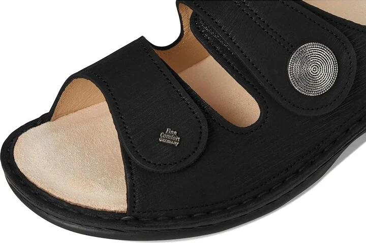 Finn Comfort Sansibar-S Women's Flat Shoes Black Astor : EU 41 (US Women's 10.5-11) Medium, Leather - Image 7