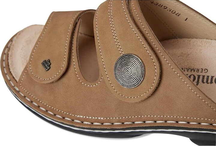 Finn Comfort Sansibar-S Women's Flat Shoes Tan Nubuck : EU 37 (US Women's 6.5-7) Medium, Leather - Image 7