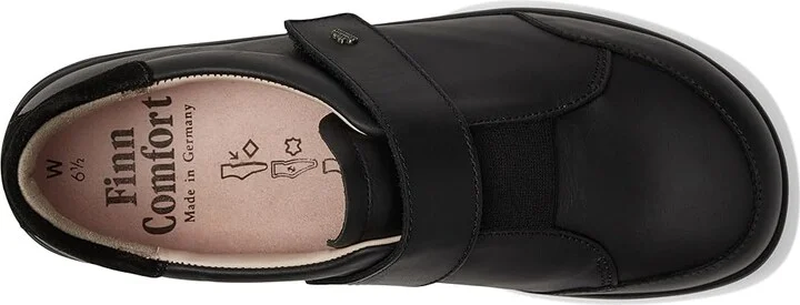 Finn Comfort Suzuka Women's Shoes Black/Schwarz Sirio/Velour : UK 4 (US Women's 6.5) Medium, Leather - Image 2