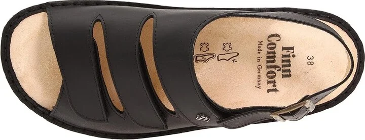 Finn Comfort Sylt - 82509 Women's Shoes Black Nappa Soft Footbed : EU 36 (US Women's 5.5-6) Medium, Leather/Nappa - Image 3