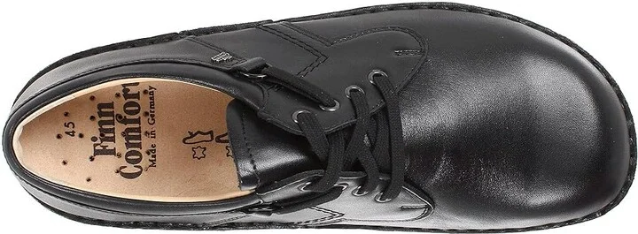 Finn Comfort Vaasa - 1000 Lace up casual Shoes Black Nappa Leather : EU 39 (US Men's 6-6.5 - Women's 8-8.5) Medium - Image 3
