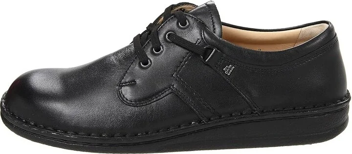 Finn Comfort Vaasa - 1000 Lace up casual Shoes Black Nappa Leather : EU 39 (US Men's 6-6.5 - Women's 8-8.5) Medium - Image 7
