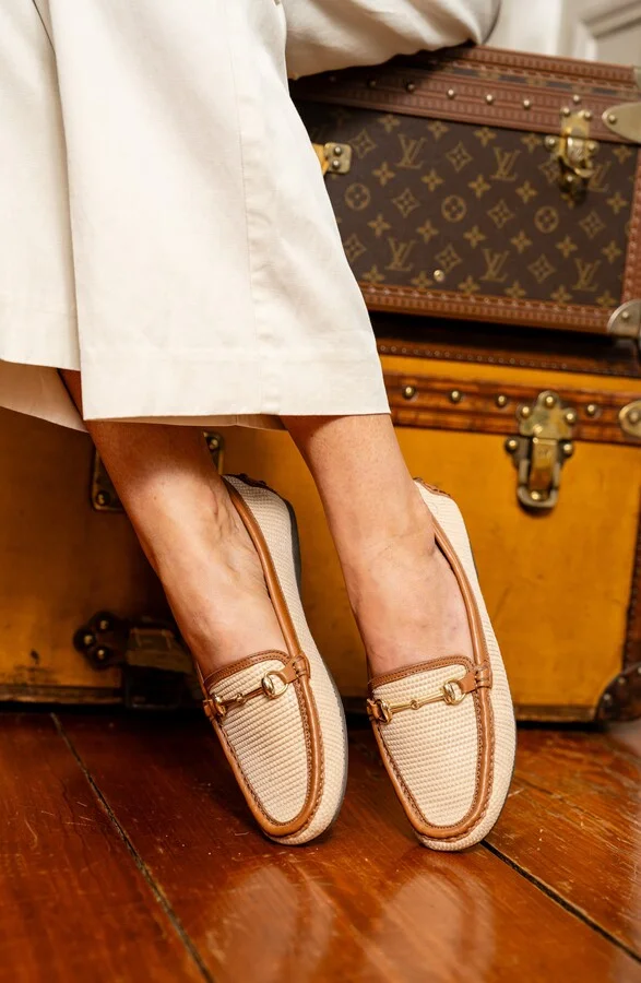 Finn Raffia Bit Loafer