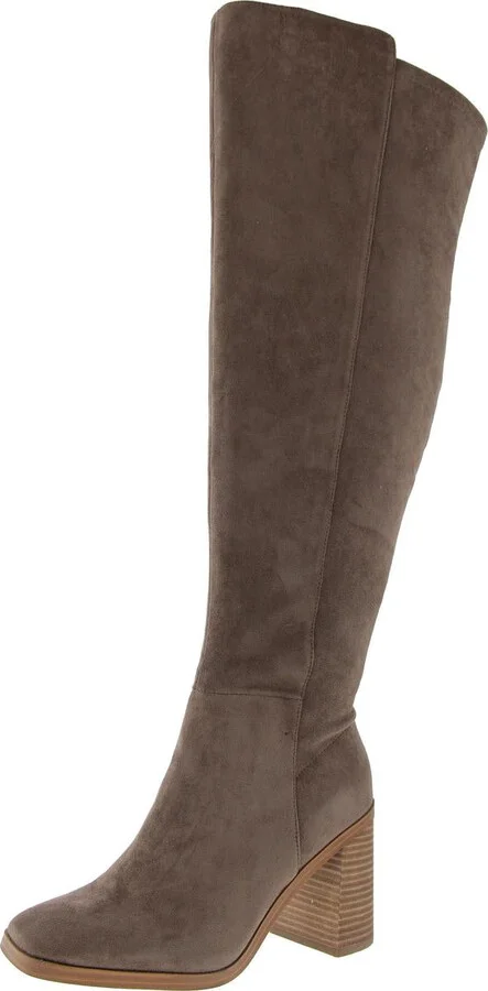 Finnegan Womens Faux Leather Tall Over-The-Knee Boots