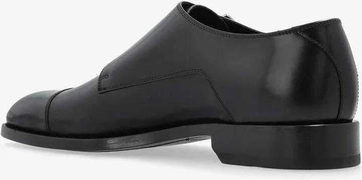 Finnion Leather Monk Strap Shoes - Image 2