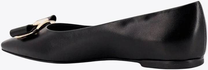 Fiocco Vara Leather Ballet Flats - Image 2