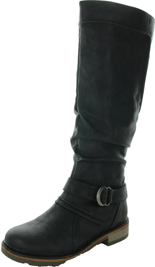 Fiona 3 Womens Leather Insulated Footbed Knee-High Boots