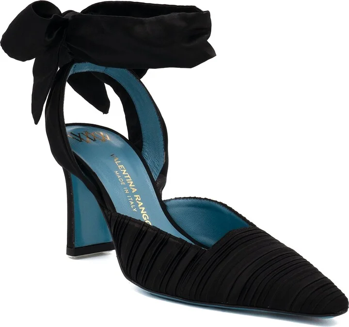 Fiona Ankl Wrap Black Raso Plisse - Image 3