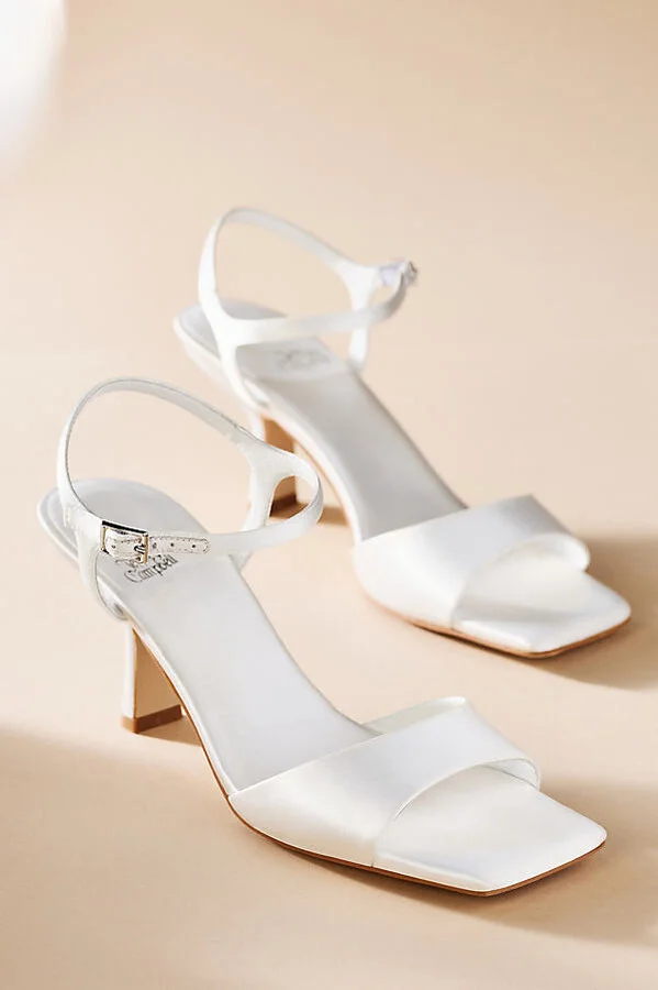 Fiora Satin Square-Toe Heels - Image 2