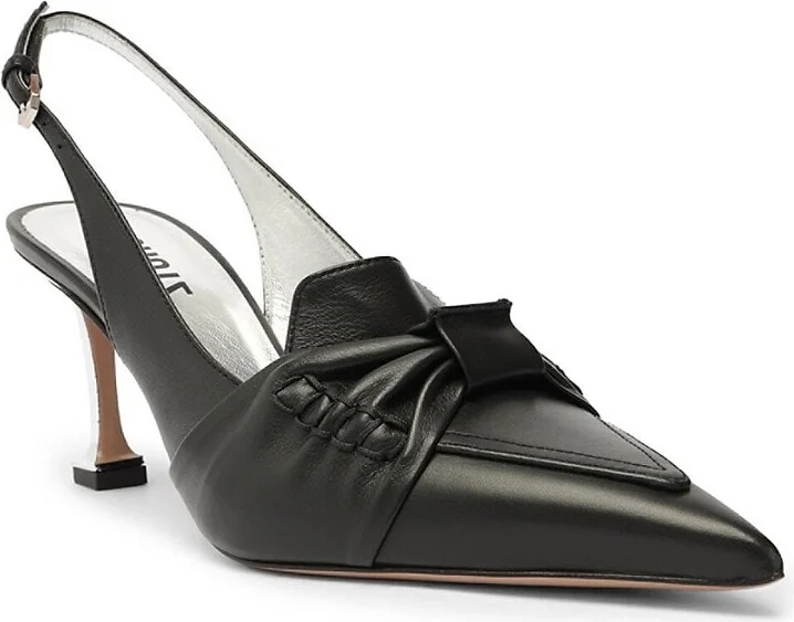 Fiorella Mid 75MM Leather Stiletto Pumps - Image 2