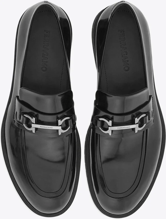 Fiorello Gancini Plaque Leather Loafers - Image 2