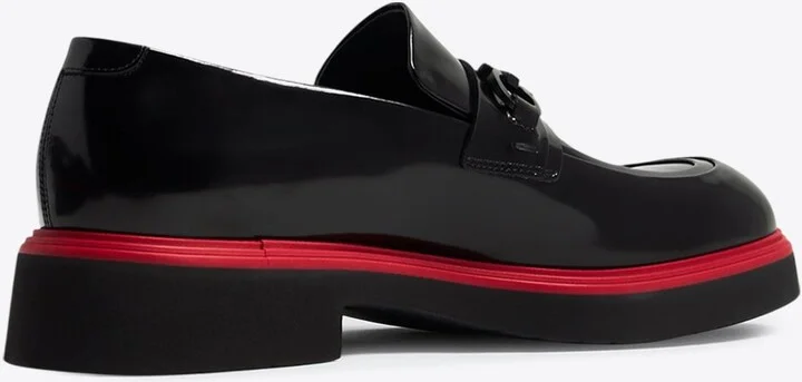 Fiorello Shiny Leather Loafers - Image 2