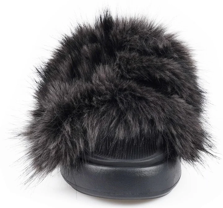 Fire Faux Fur Platform Sandal - Image 4