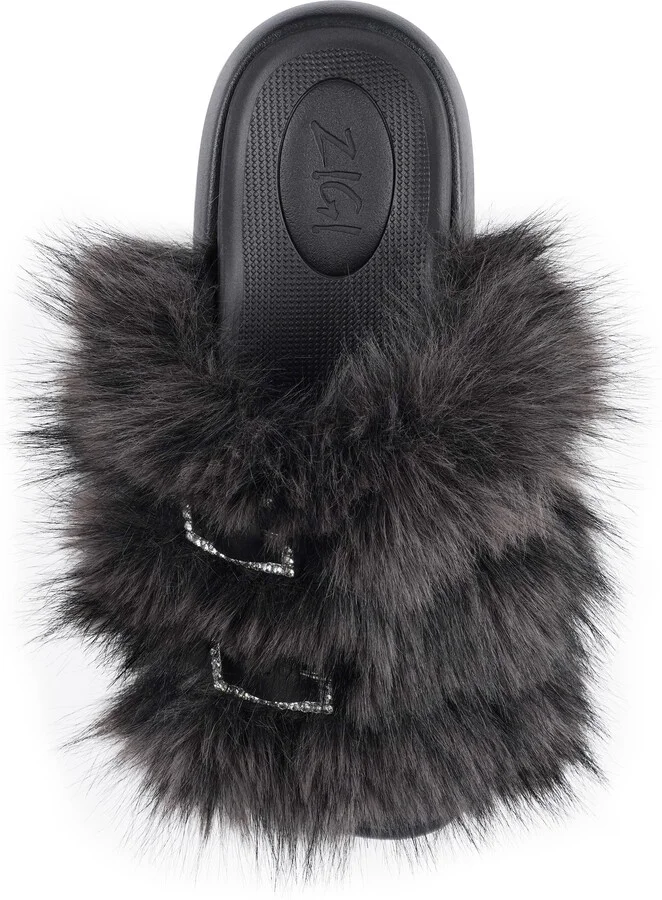 Fire Faux Fur Platform Sandal - Image 5