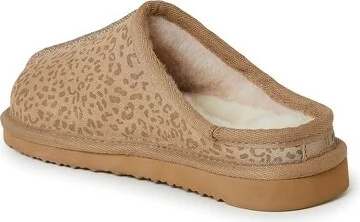 Fireside by Dearfoams Kids Dempsey Genuine Shearling Clog Slipper - Chestnut Size - Image 3