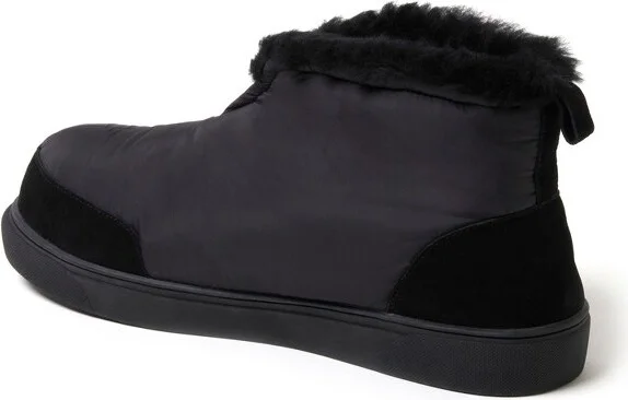 Fireside by Dearfoams Men's Shearling Warm Up Bootie - Potting Soil Size - Image 3